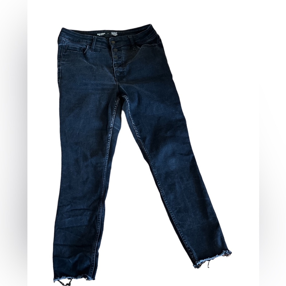 Old navy high waisted ankle cropped jeans